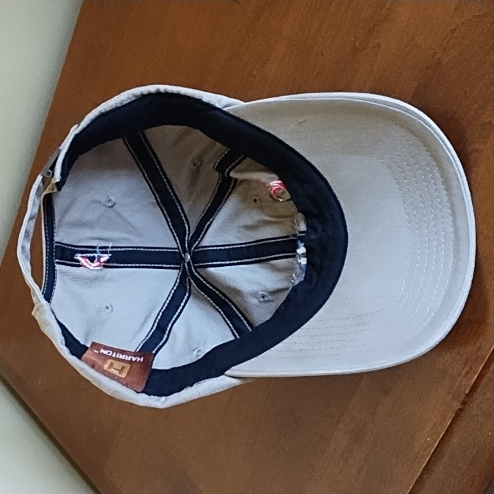 Harriton Ballcap Clemmons United Methodist Church Baseball Fishing Tan Red Blue - Picture 7 of 11